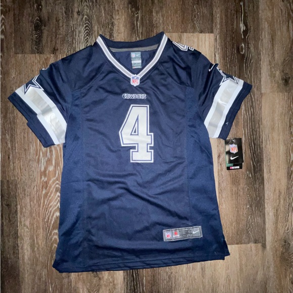 Navy Blue Dallas Cowboys Prescott Jersey women’s size XL - Picture 1 of 5